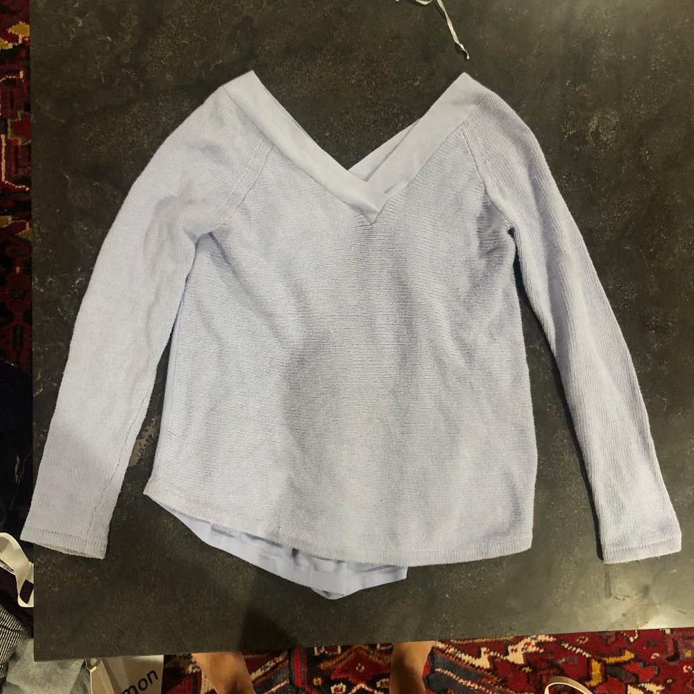 Light Blue Anthropologie Sweater